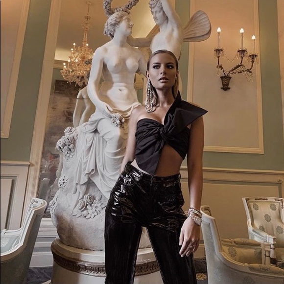 Zara Black One-Shoulder Top - Picture 4 of 13